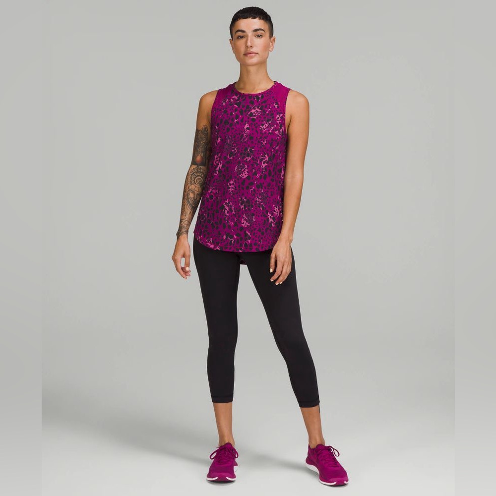 Lululemon Sculpt Tank Top
Cheetah Camo Magenta Purple Multi / Magenta Pu…